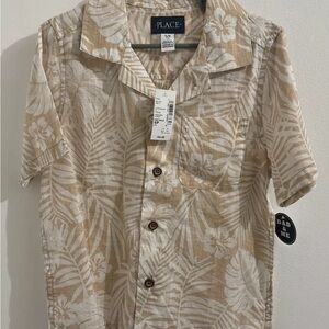 Children’s Place Hawaiian shirt Boys NWT